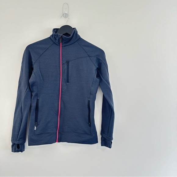 ICEBREAKER WOMEN’S NEW ZEALAND MERINO FULL ASYMMETRICAL ZIP JACKET SIZE SMALL - Picture 2 of 14